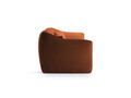 Canapea 3 locuri, Hailey, Micadoni Home, 206x102x79 cm, tesatura boucle, gri deschis