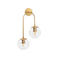 Aplica de perete, Fulgor, 942FLG2119, Metal, Auriu