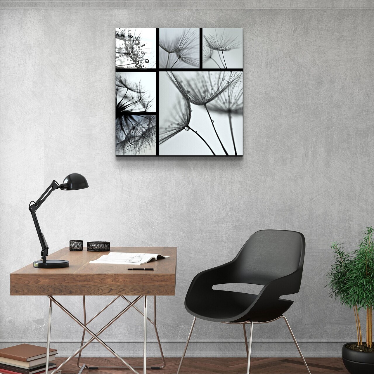 Tablou decorativ, Kgls_1062, Dimensiune: 80 x 80, Multicolor — imaginea 3