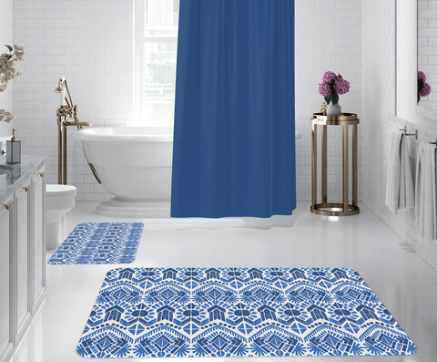 Set 2 covorase de baie, Oyo Concept, 099SET, 50×70 cm / 70×100 cm, poliester, multicolor 099SET
