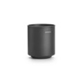 Suport periute si pasta de dinti, Brabantia, MindSet Infinite Grey, 8.1x8.1x9.4 cm, otel, gri