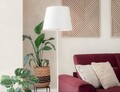 Lampadar ELTAP, Vespillo, 38x154 cm, 1xE27, 15W, otel/PVC, alb