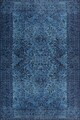 Covor, Folk Chenille, 75x150 cm, Poliester, Albastru