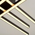 Lustra, Lightric, 414LRC1250, Metal, Negru