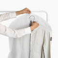 Set 2 huse pentru haine, Brabantia, Clothes Cover, 60x150 cm, nailon, transparent/gri