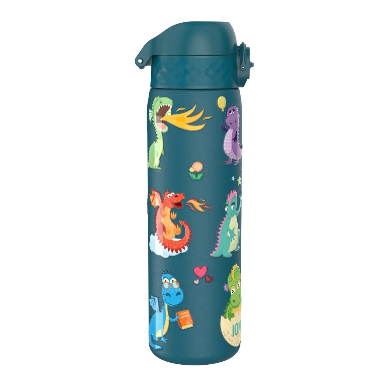 Sticla apa pentru copii Slim, inox, 600ml, Dragons - Ion8 - view 4