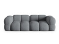 Canapea 4 locuri, Loretto, Cosmopolitan Design, 250x100x68 cm, tesatura structurata, gri