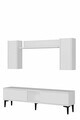Comoda TV, Hanah Home, Didema 150, 150x40.5x30 cm, Alb