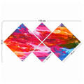Set 4 tablouri decorative, 4MDF9757856, MDF, Imprimat UV, Multicolor