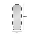 Oglinda Cheval, Hanah Home, Asial, 50x160x2.2 cm, Negru