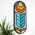 Decoratiune de perete, ART060, PAL, Dimensiune: 53 x 22 x 2 cm, Multicolor