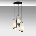 Lustra, Fulgor, 942FLG1662, Metal, Negru