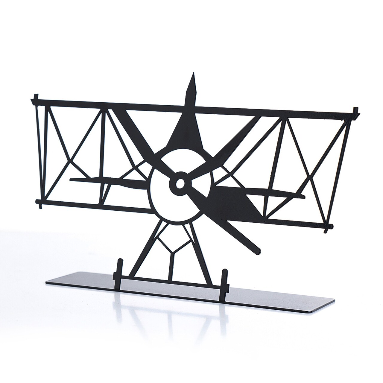 Decoratiune, Glider, 27x17 cm, Metal, Negru - view 2