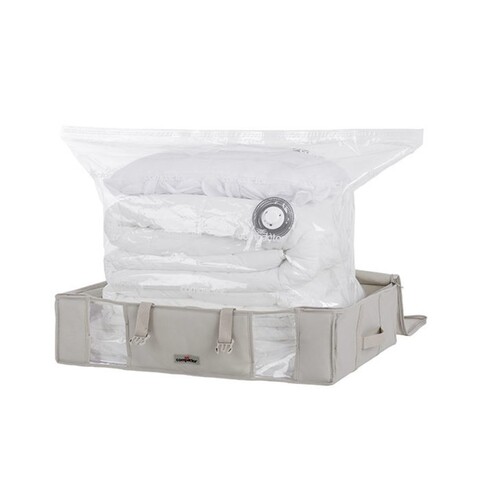 Cutie cu sac pentru vidat Large, Compactor, 145 L, polietilena/nailon, bej Compactor