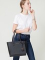 Geanta Acton, Laura Ashley, piele ecologica, negru