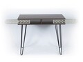 Birou Mingitav Illia No.1, 96 x 51 x 75 cm, PAL/metal, walnut/negru