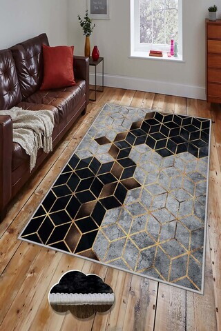 Covor, Hmnt773, 100x150 cm, Poliester, Multicolor