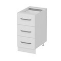Dulap pentru bucatarie, Hanah Home, Minar, 40x87x58 cm, Alb