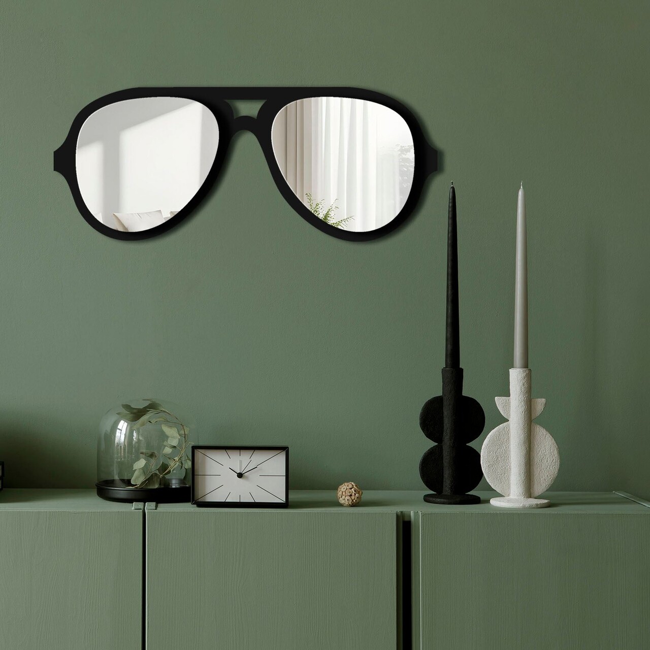 Oglinda decorativa Ozgl508 Partea de jos: 100% EVA (Grosime: 10 mm) Argintiu