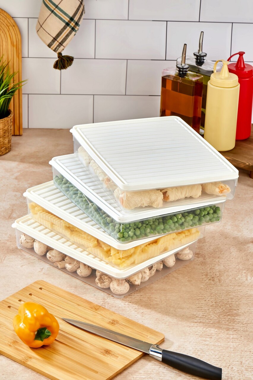 Set recipiente depozitare, Hermia, 452PTR1146, Alb - view 4