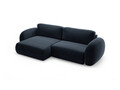Coltar extensibil reversibil 4 locuri, Tonale, Cosmopolitan Design, 262x149x88 cm, tesatura chenille, albastru navy