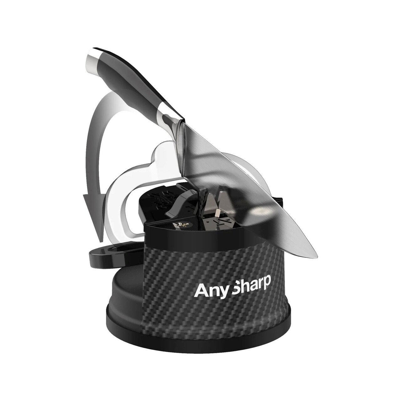 Ascutitor de cutite, "Elite", Carbon Fibre - AnySharp - imagine 2