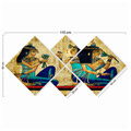 Set 4 tablouri decorative, 4MDF12798755, MDF, Imprimat UV, Multicolor