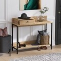 Comoda, Emerald, Alix, 100 x 87 x 35 cm, pal melaminat, stejar/negru