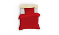 Lenjerie de pat pentru o persoana (DE), Elegant - Red v2, Cotton Box, Bumbac Satinat