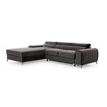 Coltar extensibil stanga 3 locuri ELTAP, LT-18SO, Grayson, 278x205x92 cm, lemn/poliester, bej deschis