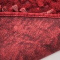 Set covorase de baie 2 piese, Alanur Home, COTTONKT000528, Bumbac, Rosu claret