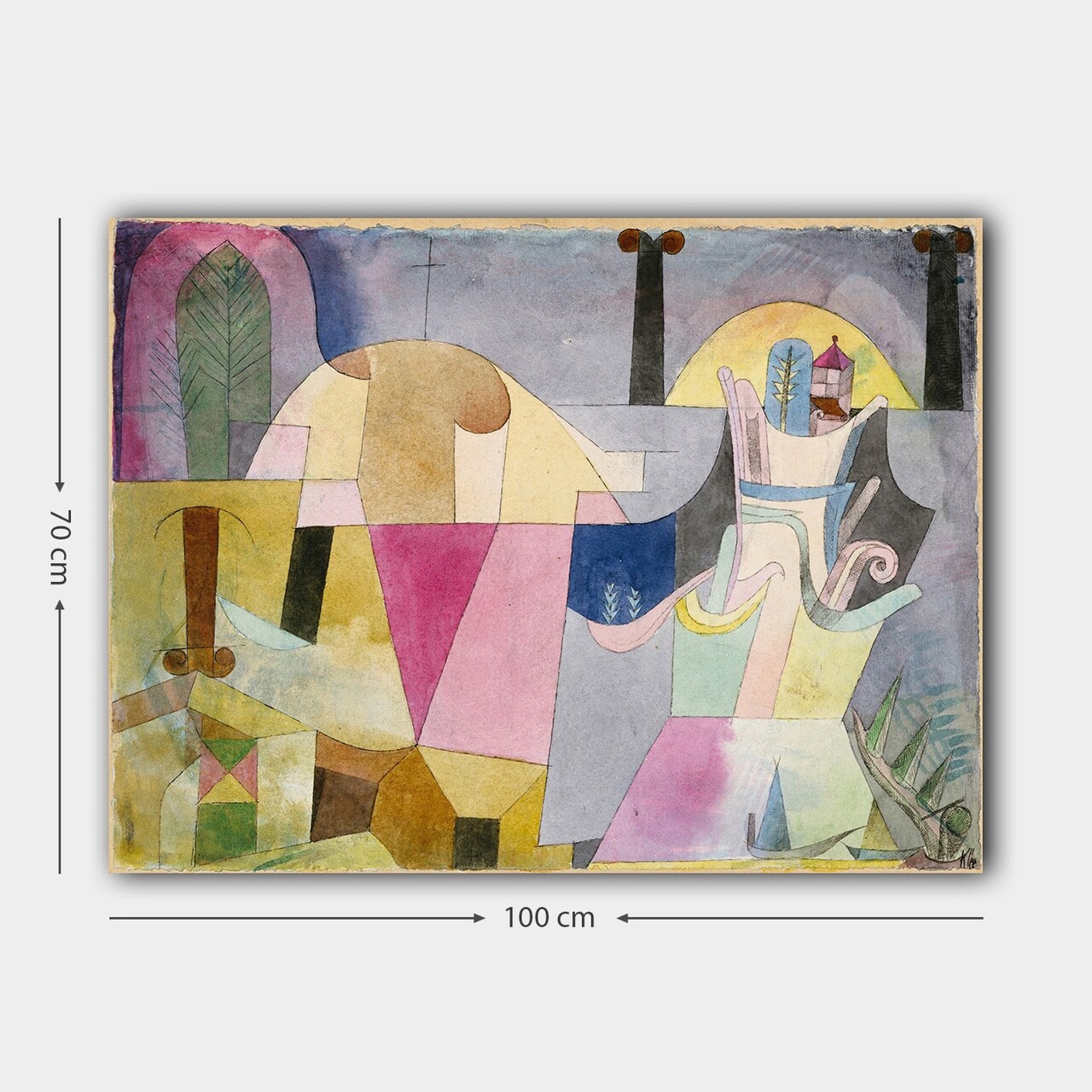 Tablou decorativ, 751011922_70100, Cadru: 100% LEMN (grosime: 3 cm), Multicolor - view 3