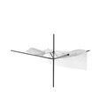 Uscator de rufe rotativ cu 4 brate + cu suport fixare pamant, Brabantia, Lift-O-Matic, 50 m capacitate de uscare, otel, antracit