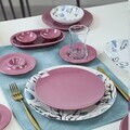 Set de mic dejun, Hermia, 275KRM2534, Ceramica, Antibacterian, Roz