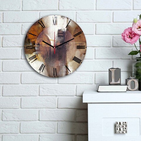 Ceas de perete, 3030ms-069, mdf, ø30 cm, multicolor