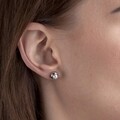 Cercei, Emily Westwood, Silver White Pearl, inox, argintiu