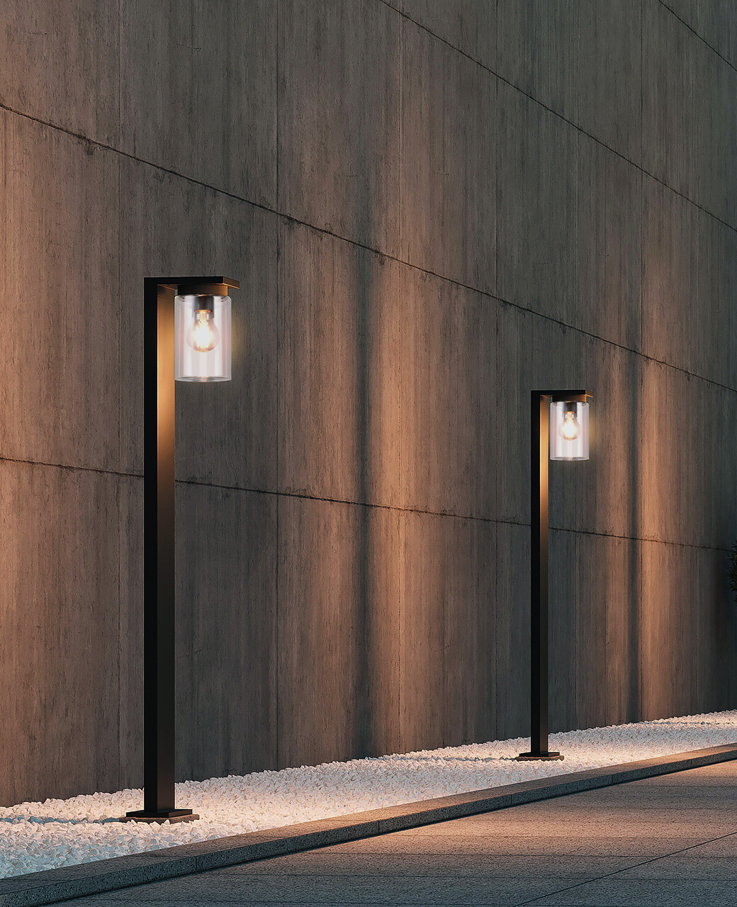 Lampadar de exterior Ardila, TRIO, 16x17x100 cm, 40W, 1x E27, aluminiu, negru mat - 1 | YEO