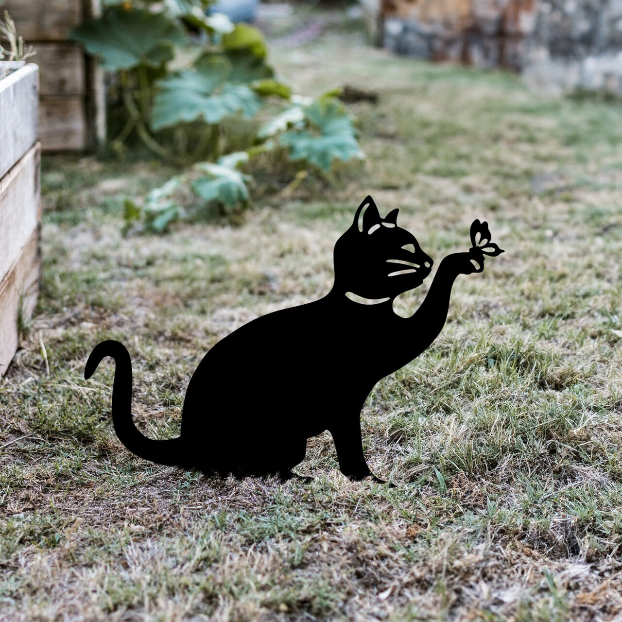 Obiect decorativ de grădină, Cat 03, 36x31 cm, Negru - view 2
