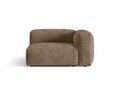 Modul dreapta pentru canapea, 1 loc, Martina-212, Micadoni Home, 121x106x75 cm, velur, maro ghinda