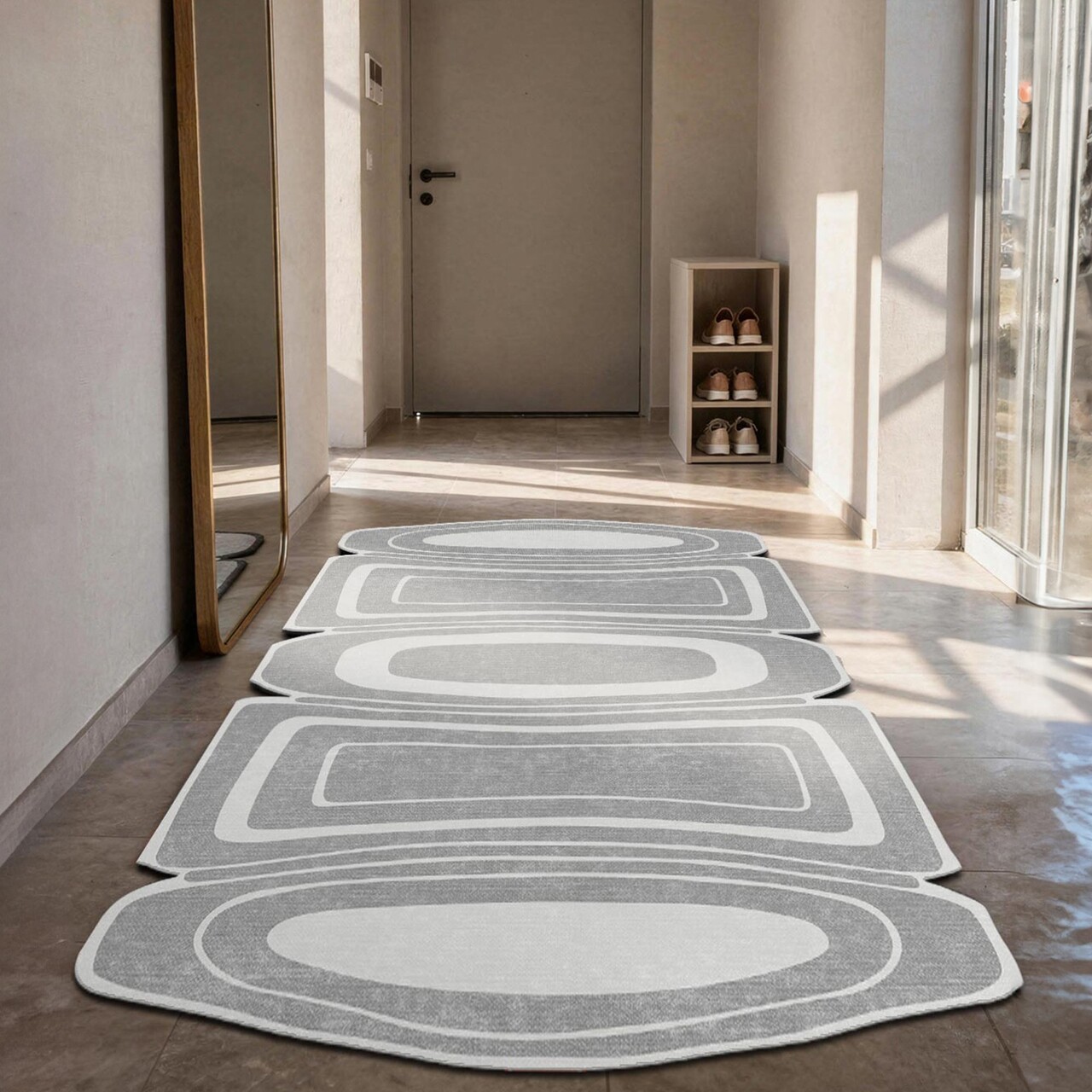 Covor, Fr390, 50x80 cm, Gri