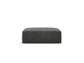 Taburet, Kaelle, Micadoni Home, BL, 100x80x38 cm, poliester chenille, gri inchis