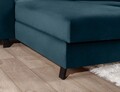 Coltar extensibil stanga 4 locuri ELTAP, Mari-07, Mariall, 288x200x92 cm, lemn/poliester, albastru inchis
