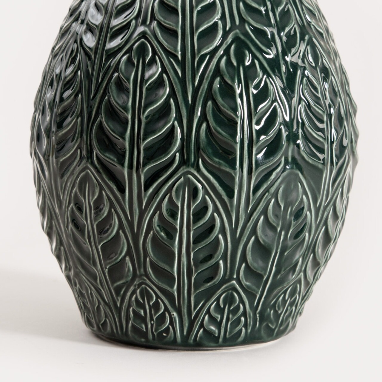 Vaza Natto, Homla, 24x15.5 cm, ceramica, verde - 2 | YEO