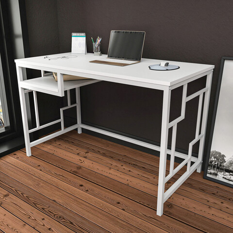 Birou, Retricy, Kennesaw, 120x60x74.8 cm, PAL, Alb mezoni.ro