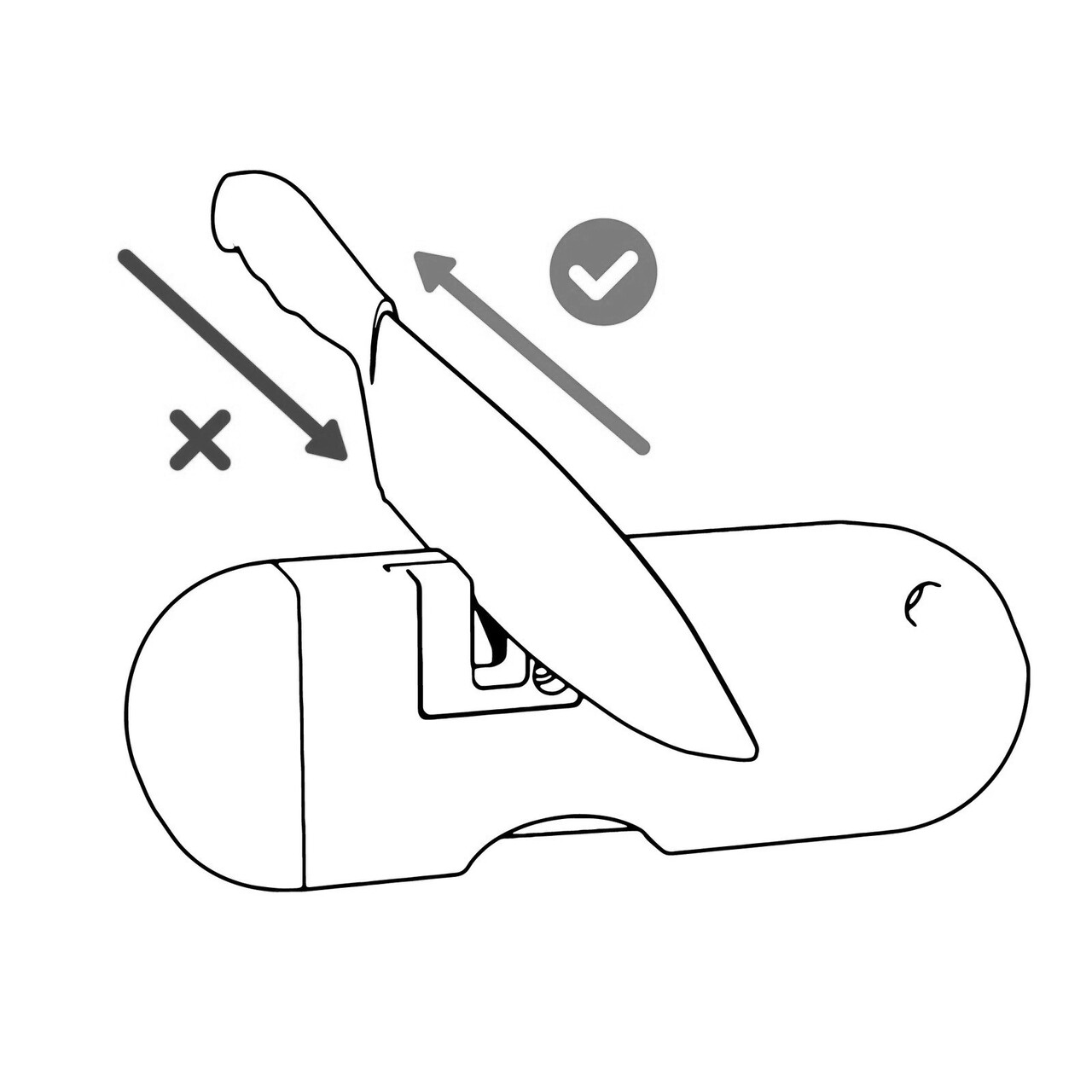 Ascutitor de cutite outdoor - AnySharp - imagine 6