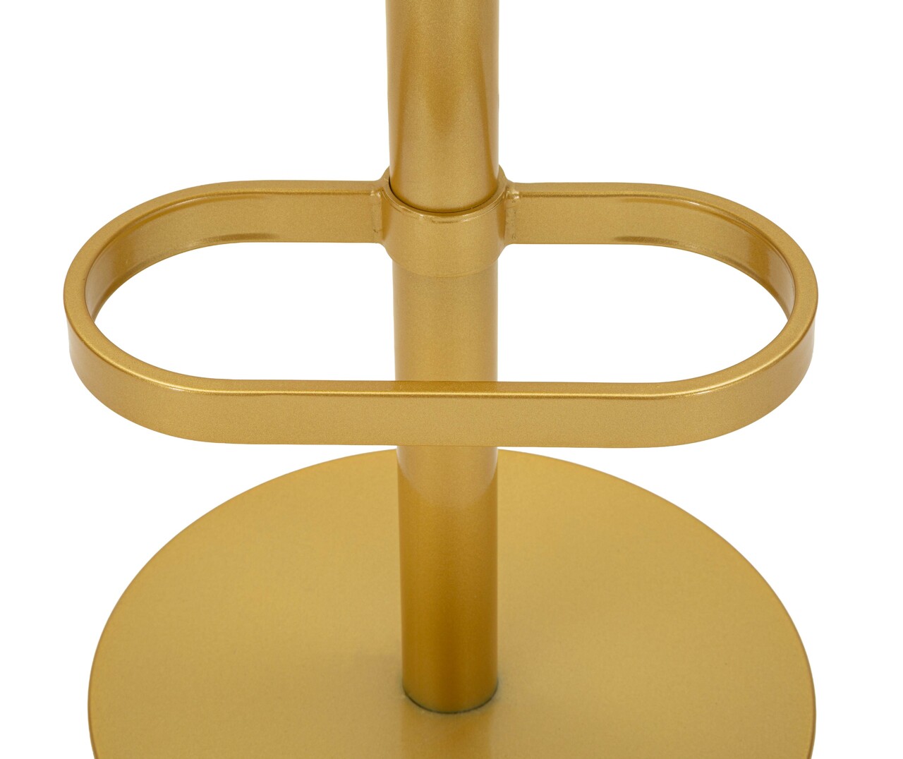 Scaun de bar, Mauro Ferretti, Tixy, 38x94 cm, metal, auriu - imagine 6