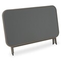 Set mobilier pentru gradina/terasa, 4 piese, Westhore, pliabile, 58 x 82 x 78 cm, otel, natur/maro