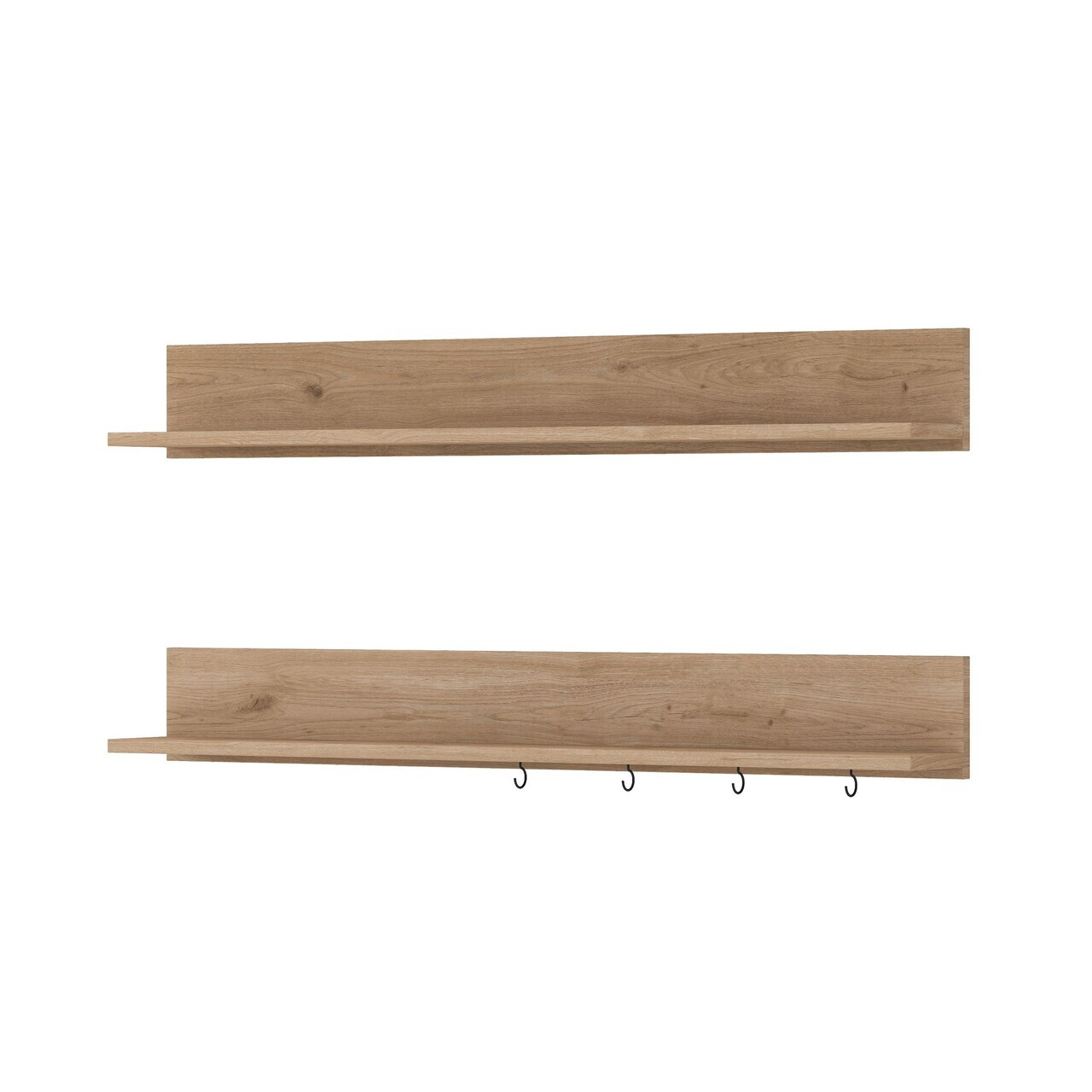 Raft de perete, Hanah Home, AE107, 120x15x14.8 cm, PAL melaminat, Maro - view 7
