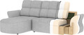 Coltar extensibil stanga 3 locuri ELTAP, Beneth, 301x185x115 cm, lemn/poliester, mustar