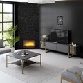 Comoda TV, Bexley, Gold Line, Antracit / Aur